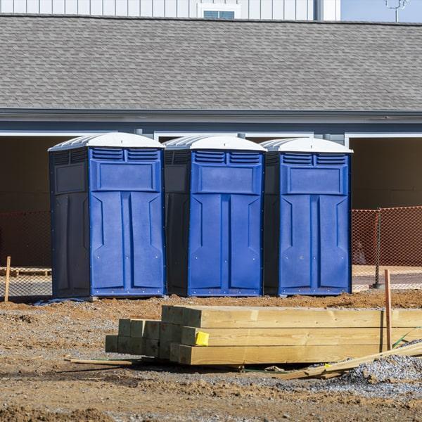 Heavy-duty construction site porta potty in Tulsa, Oklahoma